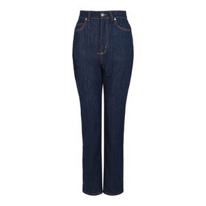 Alexander McQueen High-Waisted Boyfriend Jeans Blue Womens